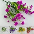 thumbnail image 2 of Cheers 1 Bunch Artificial Flower Decorative Nice-looking Bright-colored 7 Head Aquatic Simulation Flower Home Decor, 2 of 7