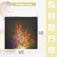 thumbnail image 2 of 5 PCS Music Explode Note Baby Muslin Washcloths, Unique Soft Absorbent Face Towel Burp Cloths Cotton Bath Wipes Infant Wash Cloth for Newborn Boys Girls, 2 of 7