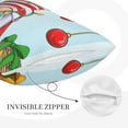 thumbnail image 5 of Balery Funny Christmas Gnome Pillow Covers,Bed Pilowcases,Reversible Plush Throw Pillow Covers End Pillow Encasement,Pillow Case - 14"X20", 5 of 9
