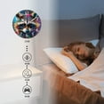 thumbnail image 3 of Round Analog Wall Clocks with Non-Ticking Sweep Movement,Battery Operated Clcoks Decorative for Home,Office-Cute Raccoon In The Style Of Abstract Painting(12inch), 3 of 4