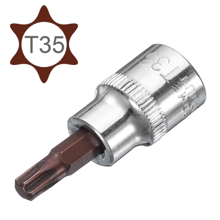 Uxcell 2Pcs 3/8 inch Drive T35 Torx Bit Socket, S2 Steel - Walmart.com