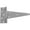 Zinc plated, variant on National Hardware - V286 10" Heavy Duty T-Hinges With No Screws - Boxed Loose