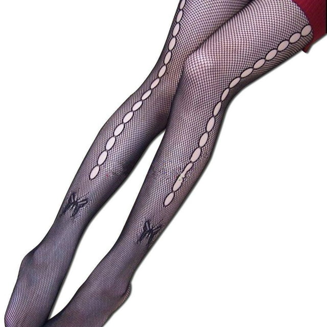 Bas en Maille à Motif Floral pour Femmes, Dentelle Ajourée, Collants, Collants, Collants, Bas