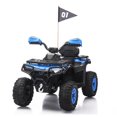 thumbnail image 1 of 12V Kids Ride-On ATV with Remote Control, Bluetooth Music, Lights, Spring Suspension, 2-Speed Electric 4-Wheeler for Ages 2-6, 1 of 8