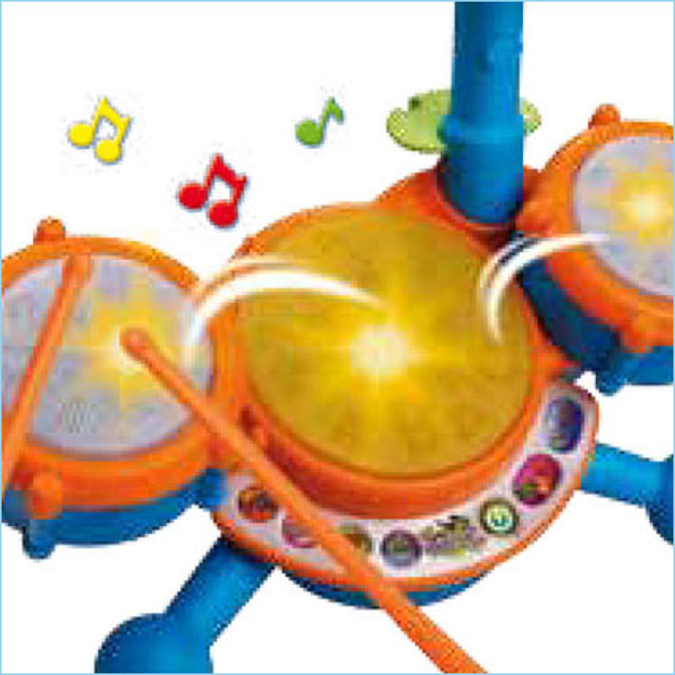 VTech KidiBeats Drum Set with Drumsticks and Cymbal photo 7
