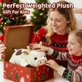 thumbnail image 2 of Mewaii Weighted Stuffed Animals with Microwavable Heating Pad - 5lb Adjustable, Heatable & Coolable Cow Plush for Realistic Hug, Removable, 2 of 9