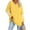 Yellow, variant on Babysbule Womens Long Sleeve Tops Women's Casual V-Neck Long Sleeve Solid Loose Shirt Blouse Tops