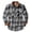 NavyBrown, variant on Geeksport Mens Shirts Button Down Regular Fit Long Sleeve Plaid Flannel Casual Shirts