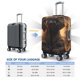 thumbnail image 4 of Balery Lake Meditating Elephant Funda de equipaje, fundas para maletas, elástica, lavable, protector de maletas, compatible con maletas de 18 a 32 pulgadas-X-Large, 4 of 7