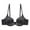 Black, variant on U-Shaped Bra For Women Sexy Backless Push-Up Seamless Underwear Beautiful Comfor Everyday Bras Red M