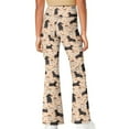 thumbnail image 3 of DISNIMO Cute Dachshund Leggings for Girls Size 13-14 Kids Bell Bottoms Leggings with Pockets for Girls Flare Leggings Long Length Kids Cute High Waisted Flared Leggings Kids Flare Pants, 3 of 7