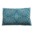 thumbnail image 1 of Ahgly Company Modèle Extérieur Rectangulaire Bleu Robe Lombaire Bleu Jeter Oreiller, 13 Pouces par 19 Pouces, 1 of 5