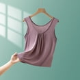 thumbnail image 2 of TAGOLD Summer Casual Tops,Plus Size T-shirt Blouse for Womens, Fashion Women's Summer Casual Solid Color Loose Round-Neck Tank,Round-Neck Tank Top, 2 of 4