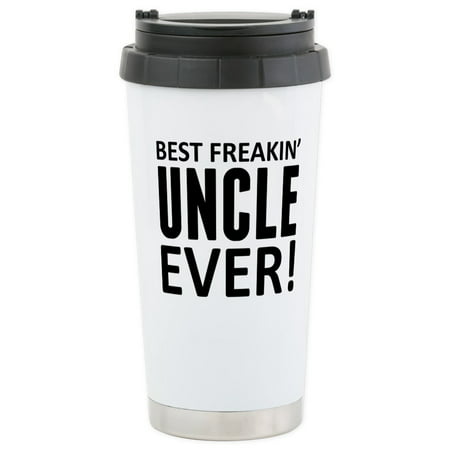 CafePress - Best Freakin' Uncle Ever! Travel Mug - Stainless Steel Travel Mug, Insulated 16 oz. Coffee
