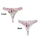 thumbnail image 3 of Balery Peace Love and Dove Flower Power Tangas de Algodón para Mujer con Estampado – Ropa Interior Sexy, Transpirable, G-string-X-Large, 3 of 6