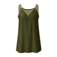 thumbnail image 6 of Tank Top For Womens Zipper-Up Tops V Neck Cami Slim Fit Vest Plain Sleeveless Shirts Fashion Sexy Blouses Summer Clothing, 6 of 6