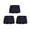 Navy (3 Pack), variant on U-Wear Men’s Cotton Underwear Boxer Shorts 3 Pack Briefs For Men, Black/Navy/White, L