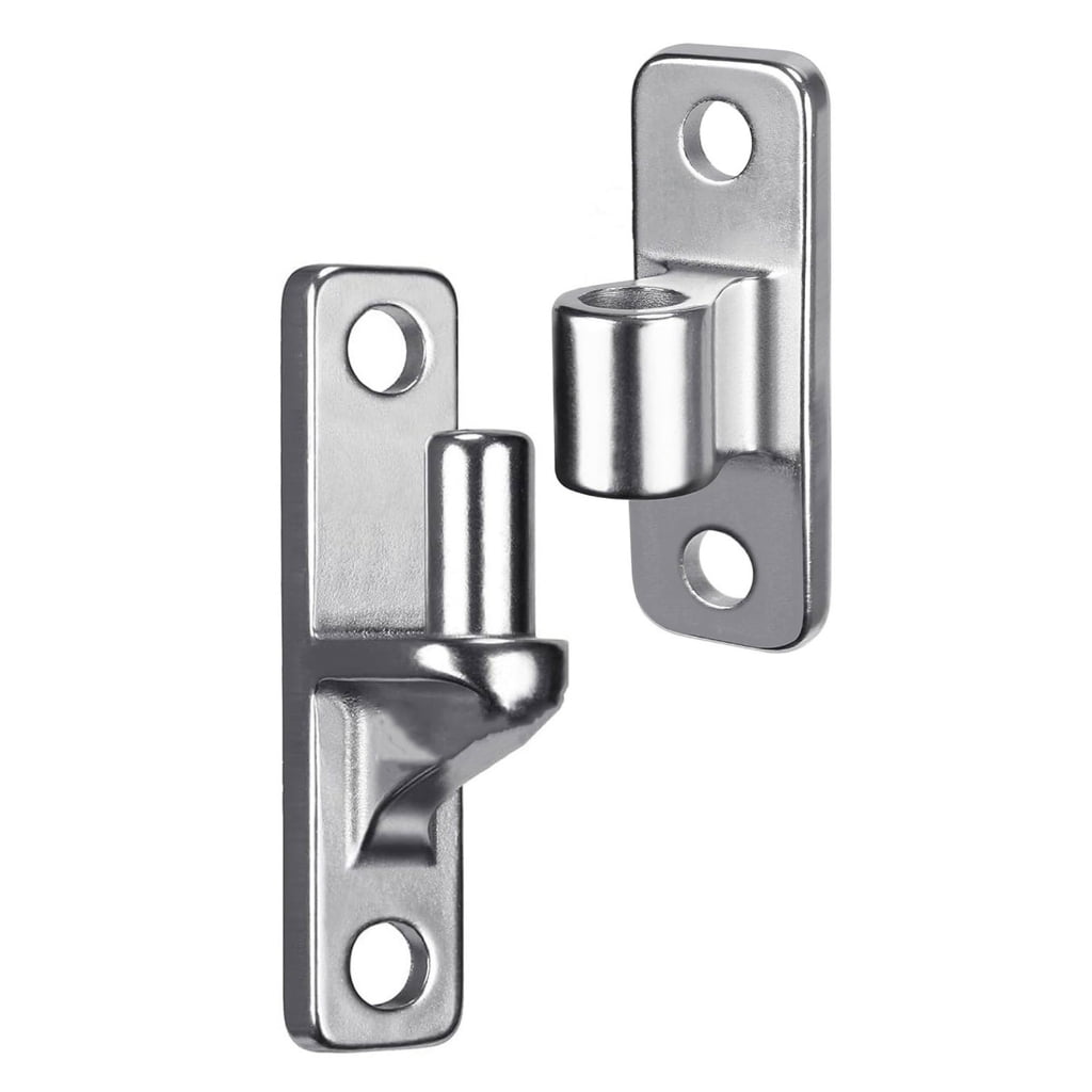 PatungKu Heavy Duty 304 Steel Gate Hinges Wall Mount Door Hinges Smooth Surfaces Door Hinges set for Wooden Fence & Farm gate