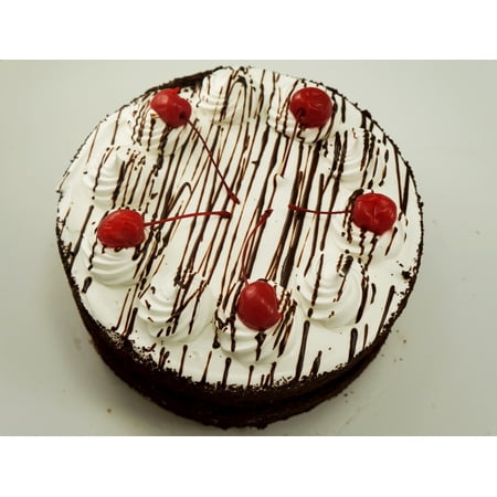 7" Double Layer Black Forest cake
