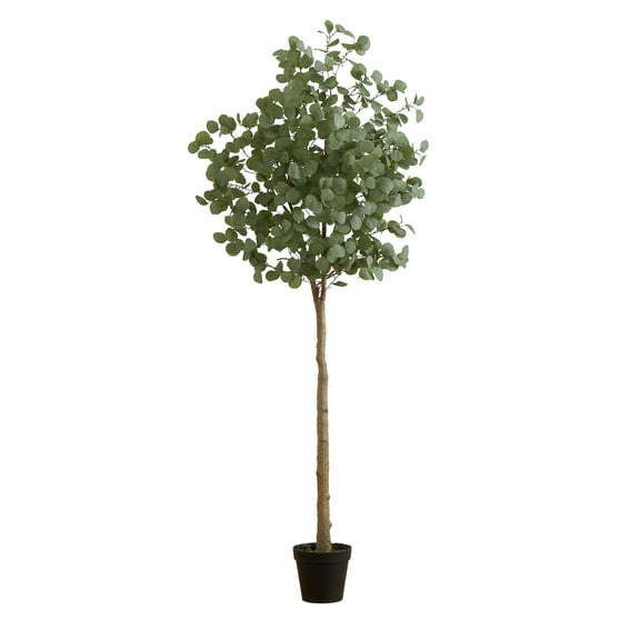 Nearly Natural 7ft. Artificial Eucalyptus Tree, Green
