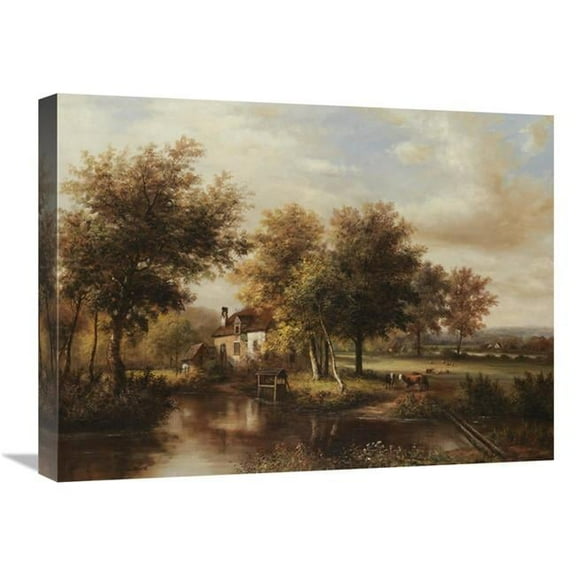 18 x 24 in. Avon Near Glastonbury Art Print - Willard