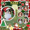 thumbnail image 3 of Set de posavasos con forma de diamante navideño de Leatrice, 10 cm, 3 of 7