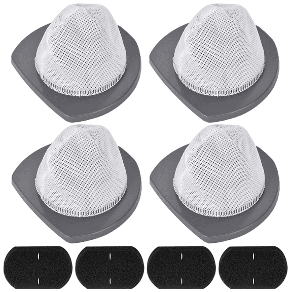 4 Pack 2033 Vacuum Replacement Filters for Bissell Featherweight Stick Lightweight Bagless Vacuum 2033, 20331, 20334, 20333, 20336, 20339, 2033M, 4 Mesh Filters & 4 Foam Filters, Replace Part 1611508