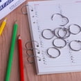 thumbnail image 3 of Book Rings Metal Rings 50pcs 50mm Book Binding Rings For Notebook Diary Photo Album Diy Planner, 3 of 5