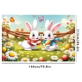 thumbnail image 3 of JingChun Clearance Under $2.00 Easter Cute Background Cloth Festive Indoor and Outdoor Party Decoration Supplies, 3 of 9