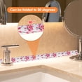 thumbnail image 3 of Caulk Tape Waterproof Self Adhesive Toilet Caulking Sealant Strip Bathtub Caulk Sealing Strip Tape, Red Flowers (1.5 Inch x 10.5 Ft), 3 of 7