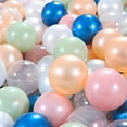 thumbnail image 2 of Bolas de Piscina de Pelotas STARBOLO Plástico Suave 100 unidades Perla 6 Colores, 2 of 9