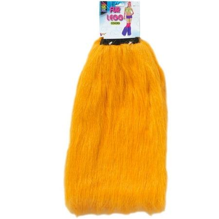 Furry Leg Warmers, Orange
