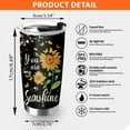 thumbnail image 2 of Sunflower Tumbler with Lid Double Wall Tumbler 20oz Travel Coffee Mug Motivational Quote Flowers Sunflowers Gifts For Women Birthday, 2 of 5