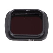 M Buder ND16 Lens Filter for Flip Drone HD Coating Resist Scatter Light Prevent Overexposure Aluminium Alloy Optical Glass Direct Buckle Installation Drone Camera Accessory with Storage Case
