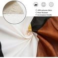 thumbnail image 4 of Mid Century Boho Shower Curtain, Terracotta Abstract Modern Sun Minimalist Aesthetic Arch Curve Leaves Geometric Bathroom Curtain Waterproof Fabric Machine Washable with Hooks, 84" Wx72 L, 4 of 6