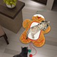 thumbnail image 1 of Estera navideña para nido de gatos, cálida estera para cama para perros, encantadora estera para dormir para cachorros, gatos pequeños y medianos, 1 of 8