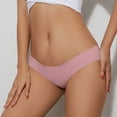 thumbnail image 2 of COMVALUE Ice Silk Underwear for Women Lace Cheeky Bikini Panties Full Coverage Soft Stretch Hipster Ladies Briefs 1 Pack (Watermelon Red, XL), 2 of 4