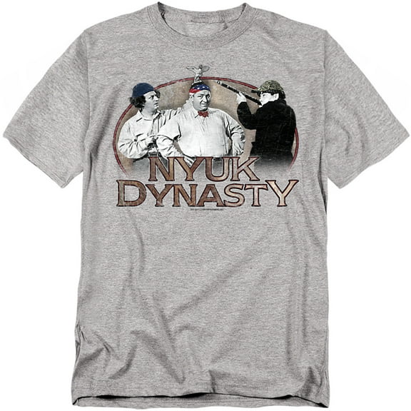 Three Stooges T-Shirt Nyuk Dynasty Unisex Graphic Tee For Men & Women
