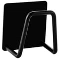 thumbnail image 1 of Cateissary Soporte para esponjas de fregadero de acero inoxidable, organizador de bolas de alambre de tela, gancho, utensilios de cocina, estante, Negro, 1 of 6