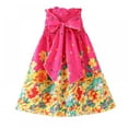 thumbnail image 5 of GYRATEDREAM 3-14Y Princess Dress -Toddler Baby Girls Colorful Dress Princess Sleeveless Halter Beach Tutu Sundress, 5 of 5