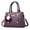 Purple, variant on Crossbody Satchel Purse and Handbags for Women Ladies Leather Medium Top Handle Shoulder Work Bags