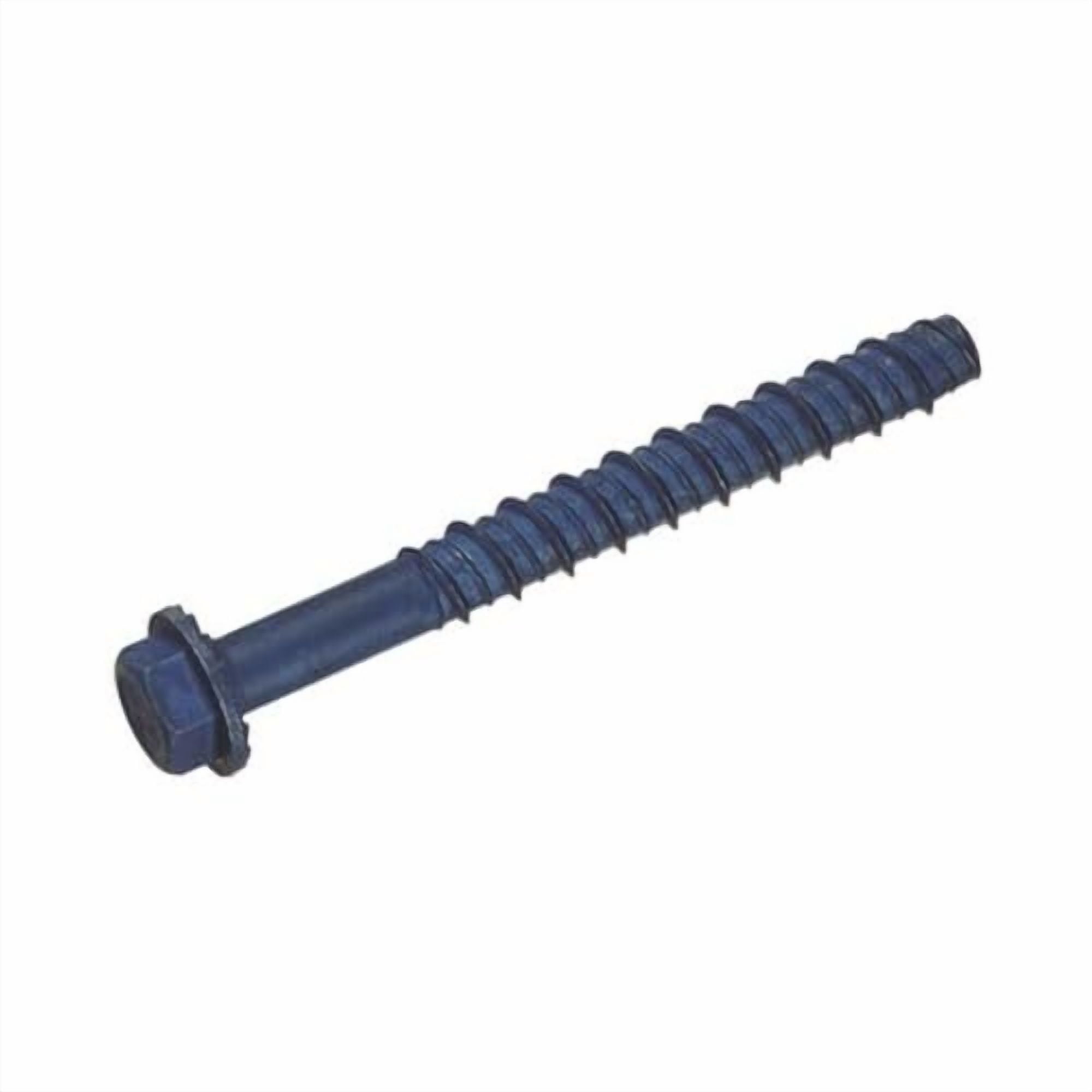 ITW Brands Tapcon 3/8 in. Dia. x 4 in. L Steel Hex Head Concrete Screw Anchor 10 pk — Construction & DIY Use, Standard Hardware Spec
