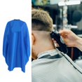 thumbnail image 3 of Soidarity Capa de peluquería para adultos, cubierta de corte para salón de peluquería Unisex, capa vestido de peluquero impermeable, delantal de Cuidado del cabello azul Soidarity MJ0997-04, 3 of 5