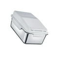 thumbnail image 4 of Tnarru Flour Bin Pet Food Container Large Capacity Food Storage Container Rice Bucket Stainless Steel with Lid Pet Food Storage Box White for 5KG, 4 of 8