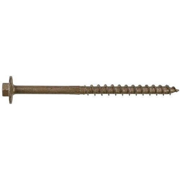 Simpson Structural Screws SDWH19400DB-R50 .19-Inch by 4-Inch with 5/16-Inch hex Drive Structural Wood Screw, 50-Pack