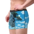thumbnail image 2 of Kdxio Men's Boxer Briefs with Cracked Earth Head Tree Print - Comfortable and Breathable Underwear for Everyday Wear, 2 of 5