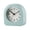 Cyan, variant on Quiet Wood Analog Alarm Clock for with Night Light Battery Operated Snoozes Bedside