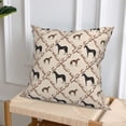thumbnail image 6 of Throw Pillow Covers, Cartoon Cool Horse Hunting Dog Soft Square Pillow Cases with Invisible Zipper for Couch Bed Sofa, Farmhouse Fall Home Decor 12"x12", 6 of 7