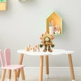 thumbnail image 3 of 29" Peach Green and Yellow Spring Floral Standing Sunflower Girl Decorative Figure, 3 of 3