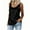 Black, variant on VBVC Women's Disc Sequin Sleeveless Top,Ladies Scallop Neck Vest,Lightweight Party Blouse For Women,Black,Size L